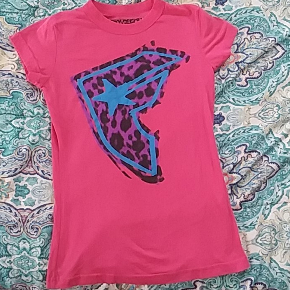 Womens size medium Famous stars and straps t shirt